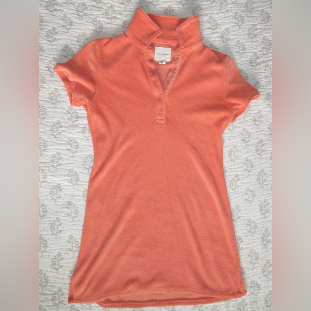 Women's Orange Polo Dress